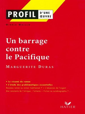 cover image of Profil--Duras (Marguerite)